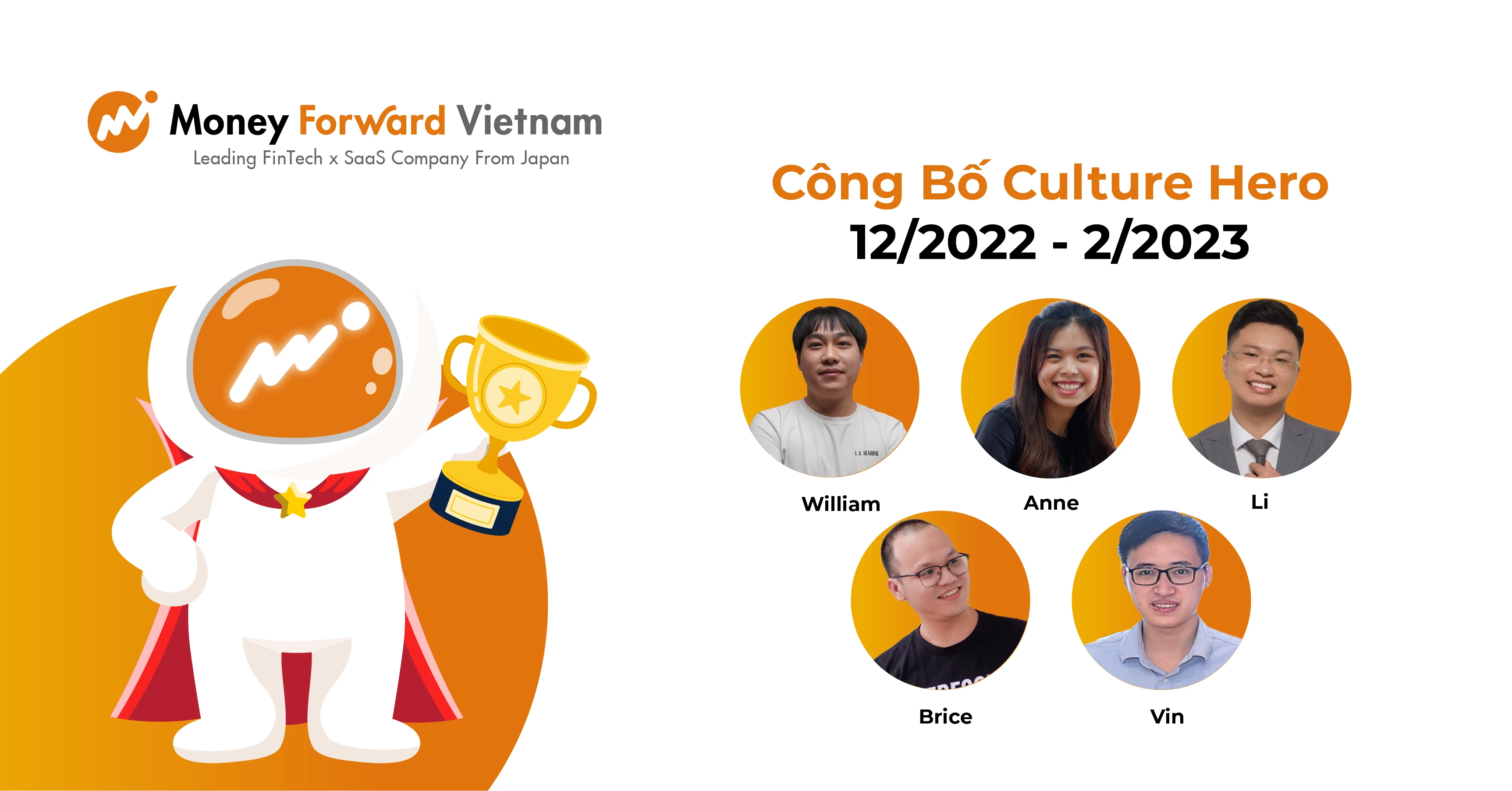 CÔNG BỐ CULTURE HERO 12/2022 - 2/2023